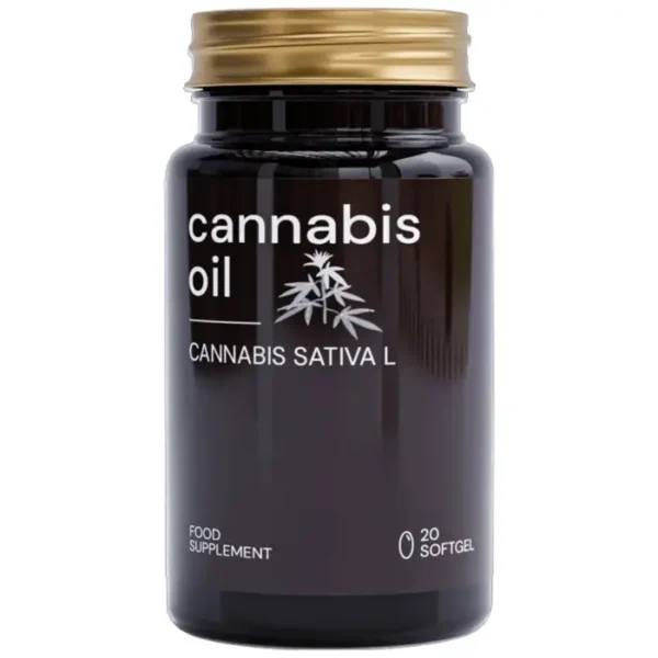 Cannabis Oil suplement diety 20 kapsułek typu softgel